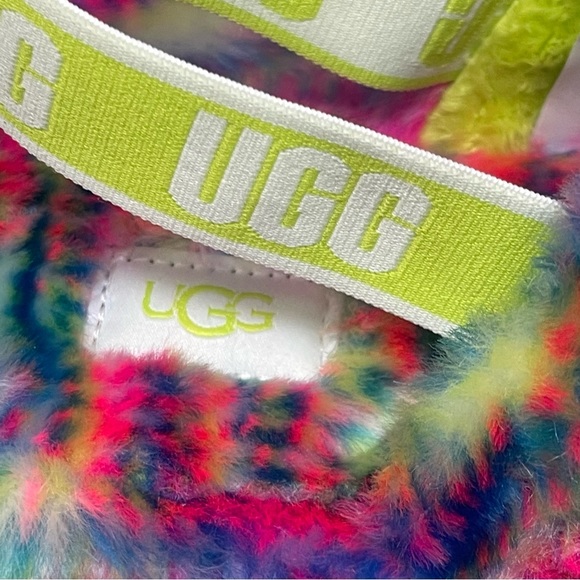 UGG Fluff Yeah Pixelate Slide Slipper Youth/Women’s Size 5 - Picture 10 of 10